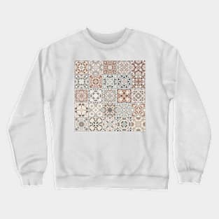 Mosaic tile tribal pattern Crewneck Sweatshirt